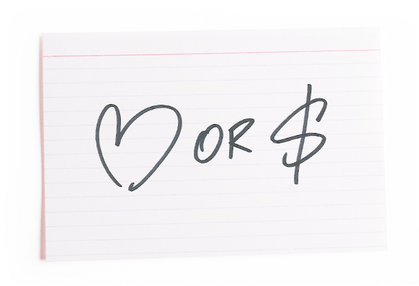 Do you DJ for Love or&nbsp;Money